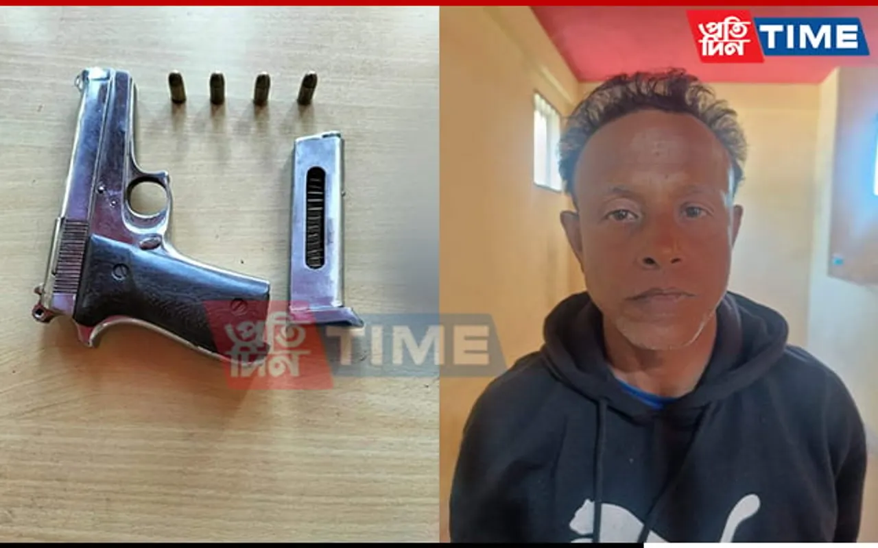 Cachar Youth Arrested with Arms in Mizoram