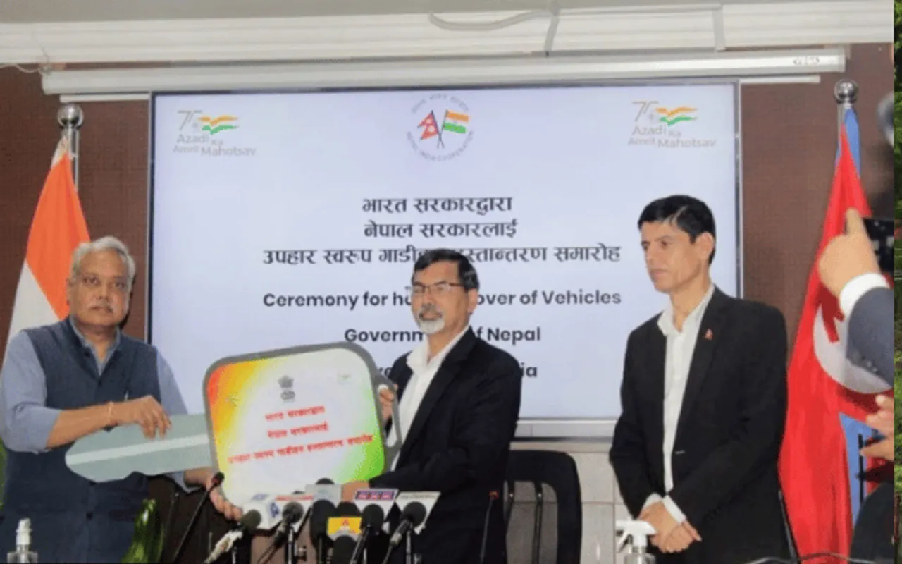 India Hands Over 200 Vehicles To Nepal For Use In General Elections