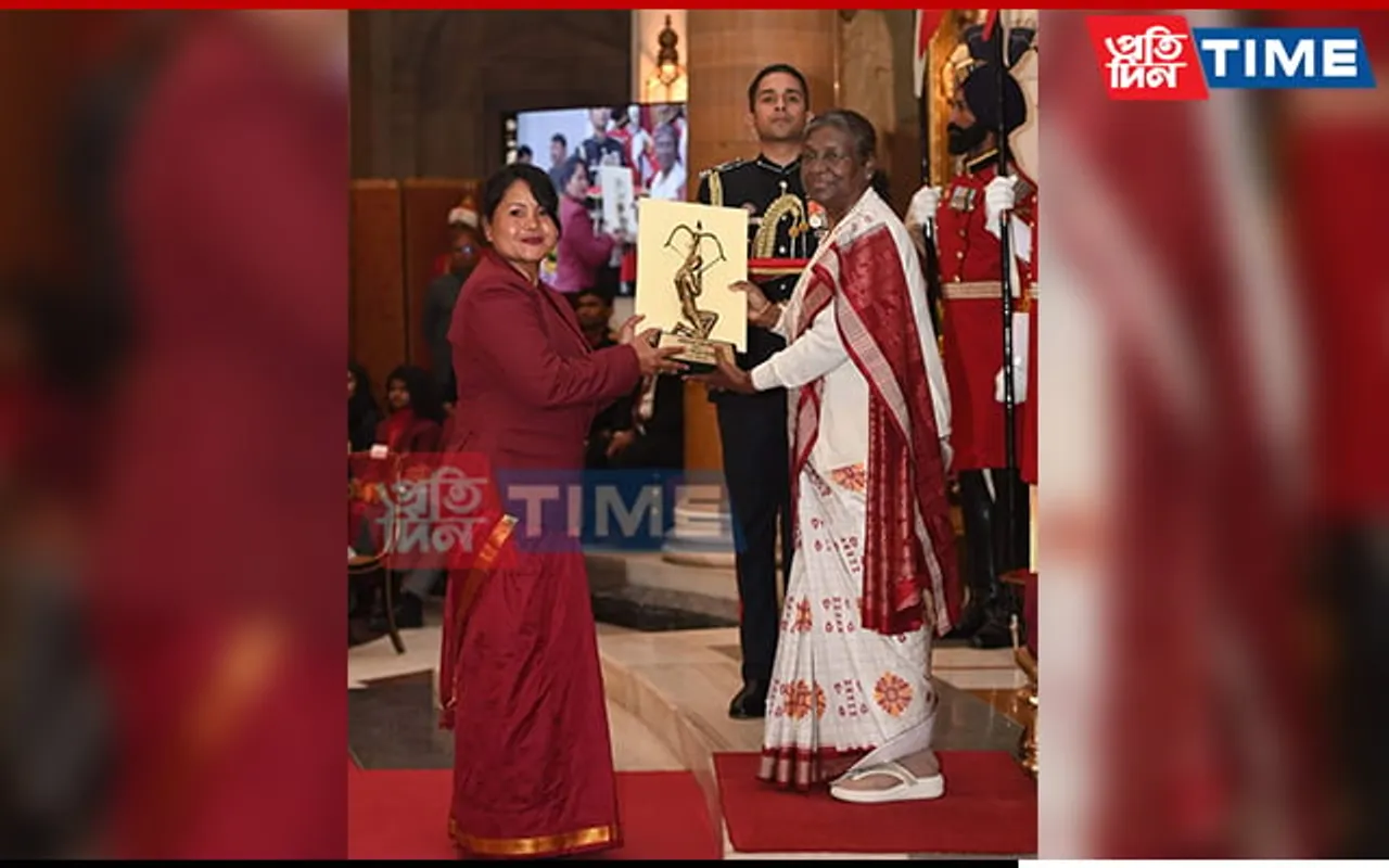 Assam CM Congratulates Nayanmoni Saikia for Arjuna Award