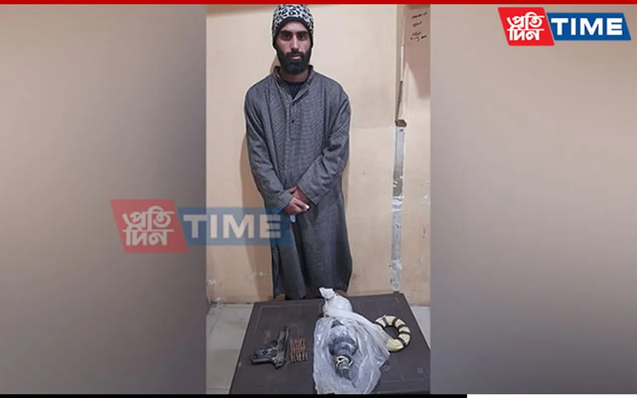J&K: LeT Associate Arrested in Baramulla, Arms Recovered