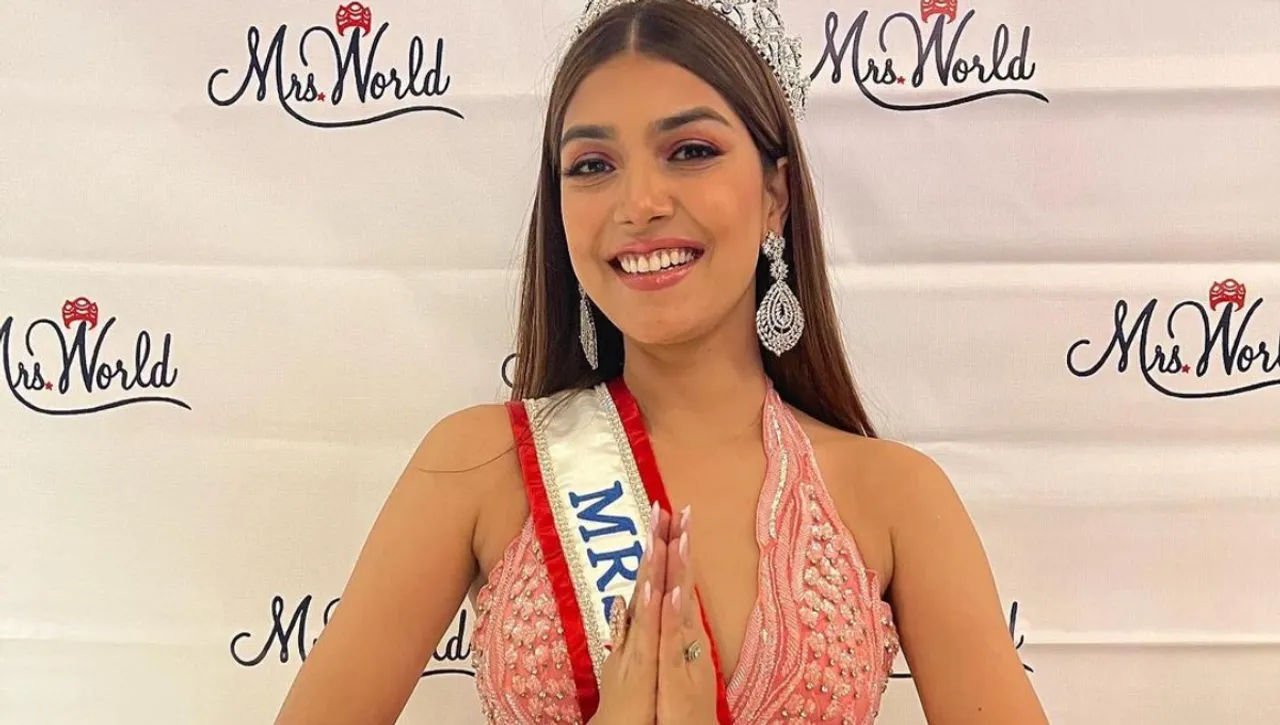 India Won Mrs. World after 21 years: Sargam Koushal crowned Mrs. World 2022