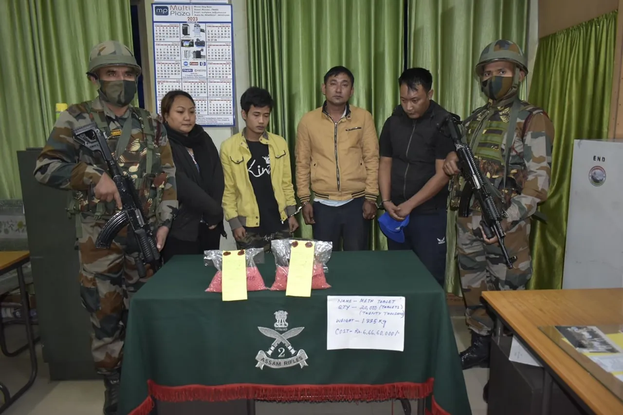Meth Tablets Worth Over Rs 6 Crore Seized In Mizoram; Four Held