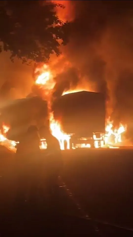 Assam: 2 Die as Vehicles Catch Fire After Collision