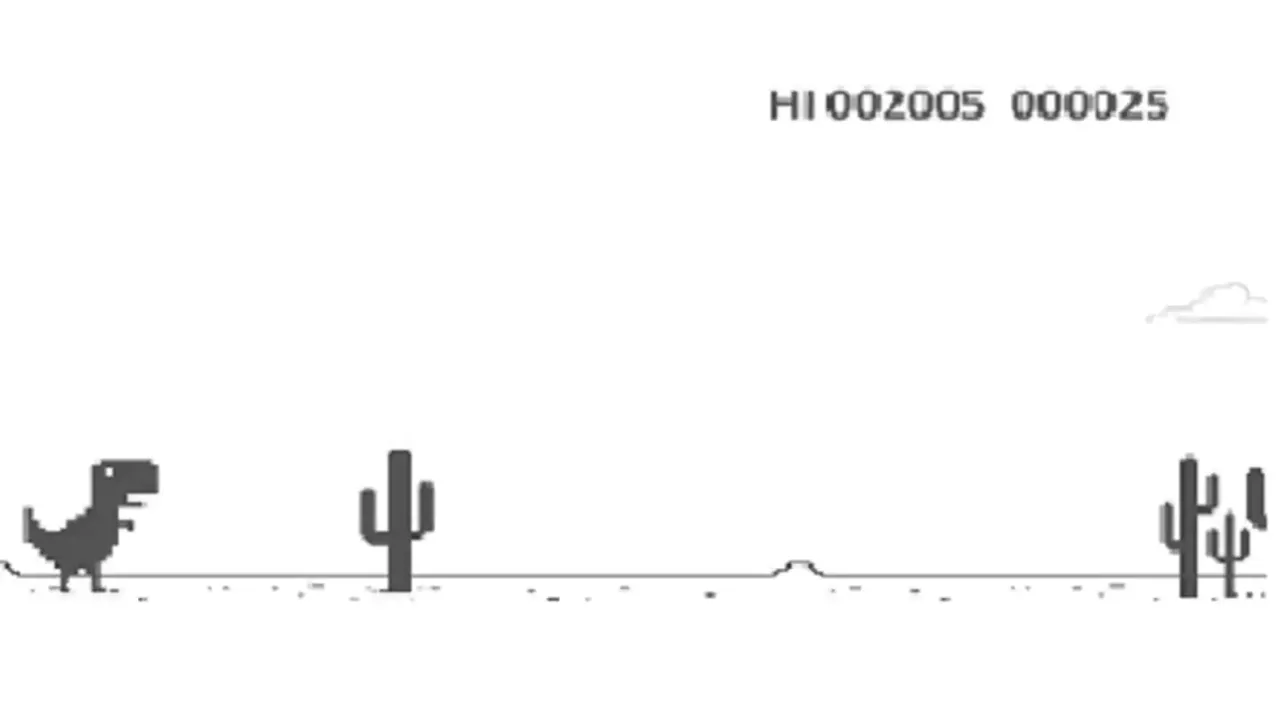How to play the Google Chrome Dinosaur game - Online and Offline mode