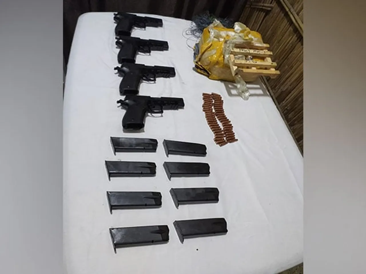 BSF Seizes Huge Consignment of Weapons Dropped by Pak Drone in Punjab