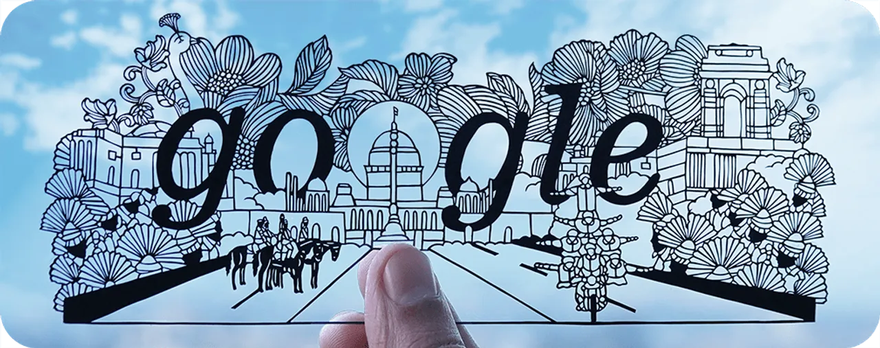 Google Celebrates R-Day with Doodle Containing Elements of Parade
