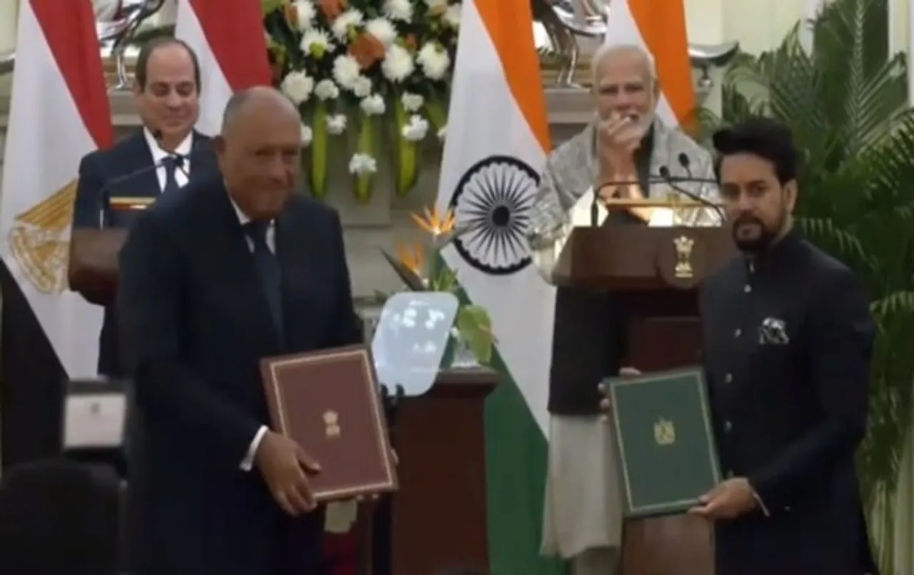 India, Egypt Sign MOU to facilitate content exchange
