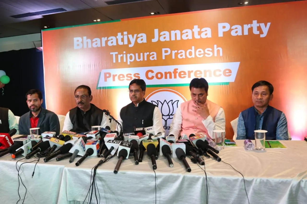 Tripura Assembly Elections: Alliance with IPFT to Continue, Announces BJP