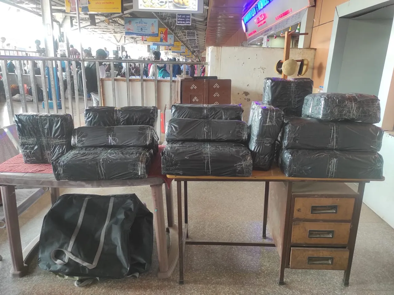 109 Kg Ganja Seized at Guwahati Railway Station