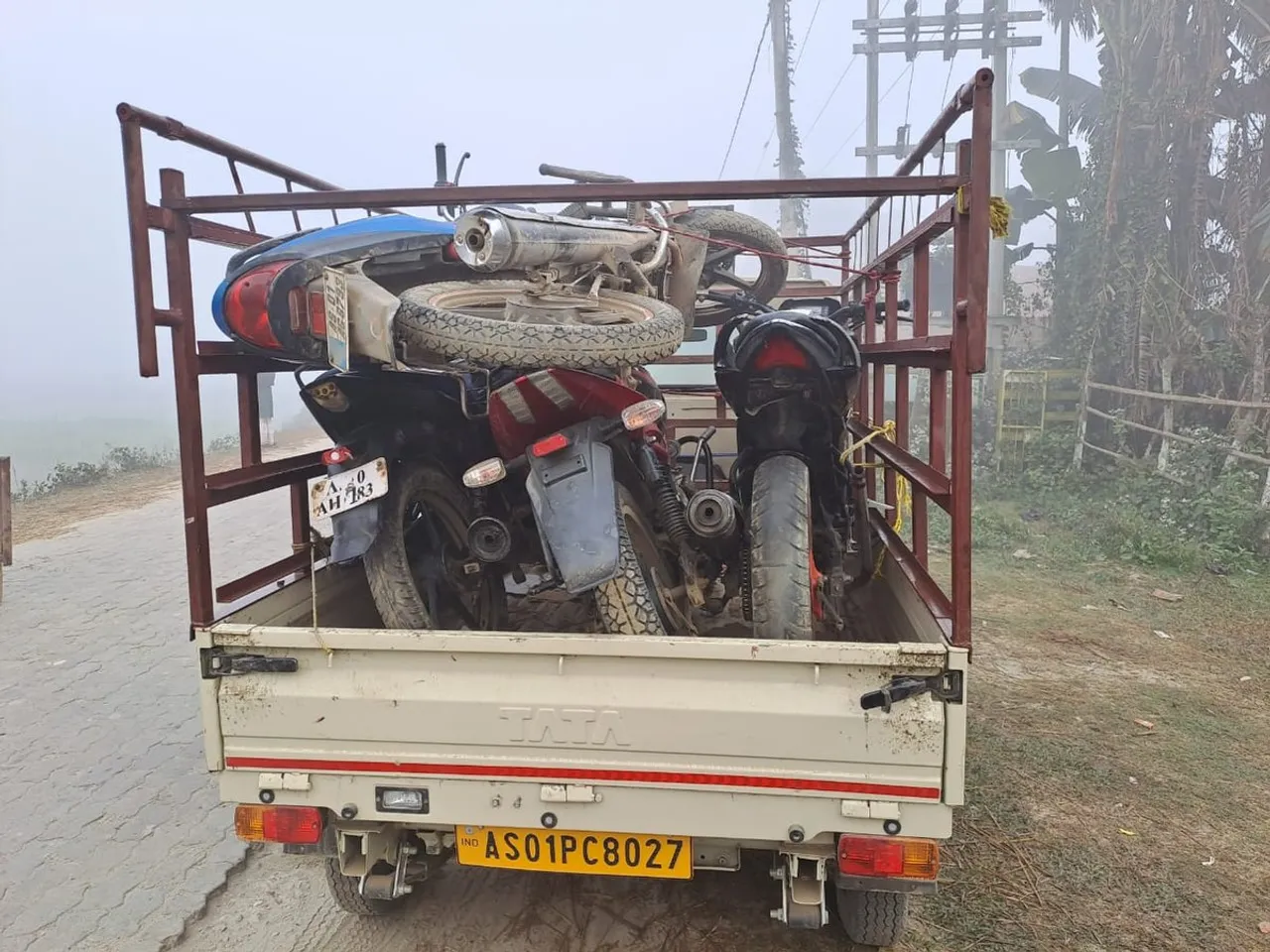 Guwahati Police Recover 9 Stolen Bikes