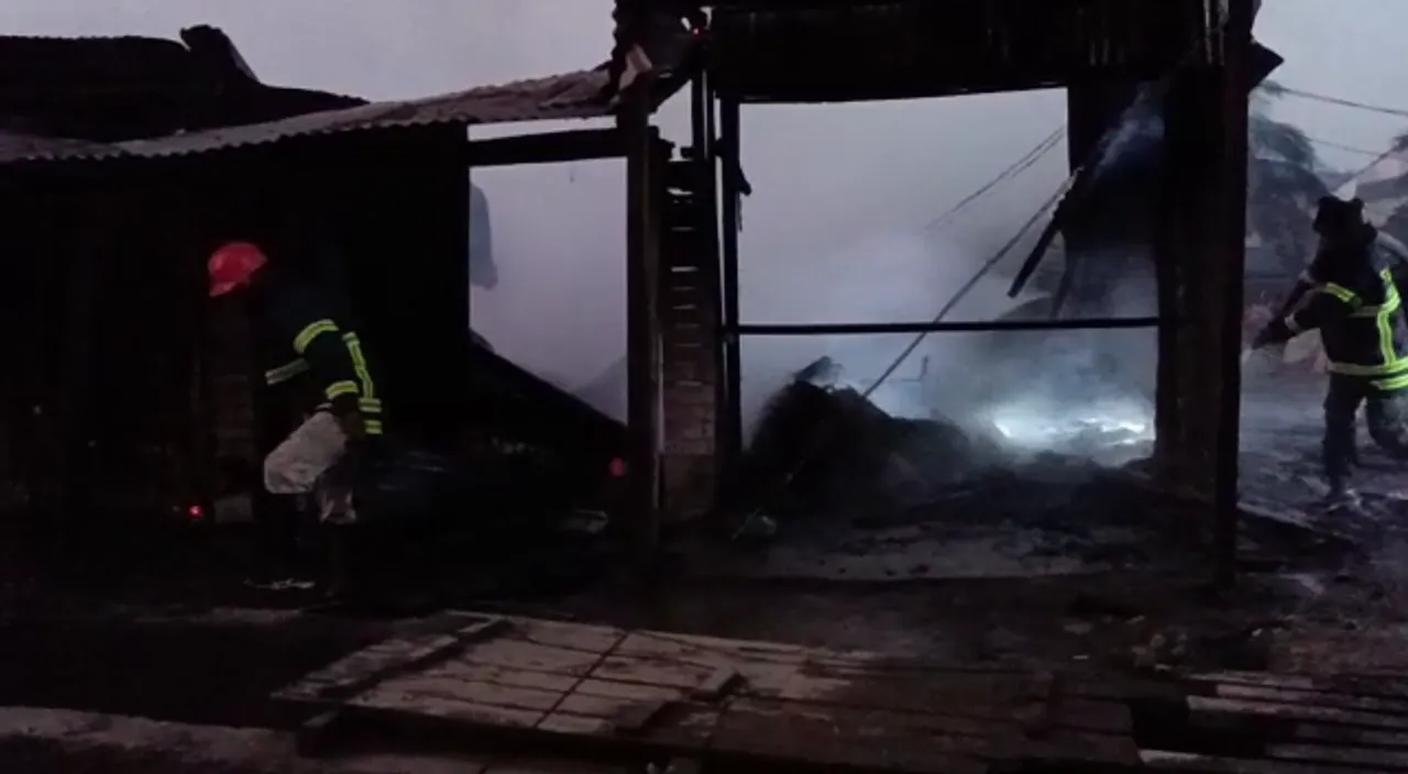 Assam: 20 Shops Gutted In Jorabat Market Fire