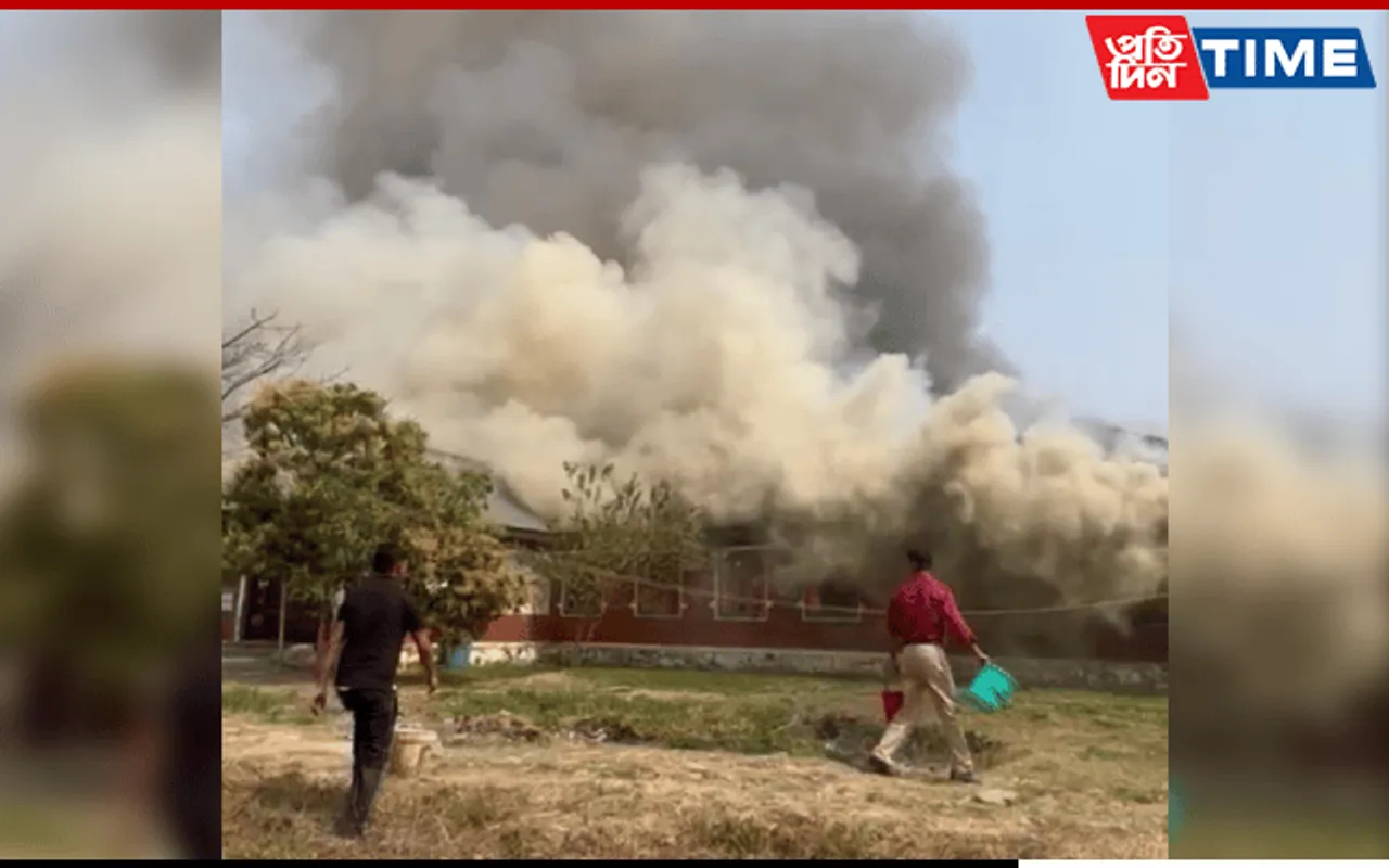Sainik School Imphal Fire Causes Rs 60 Lakhs Worth Damages