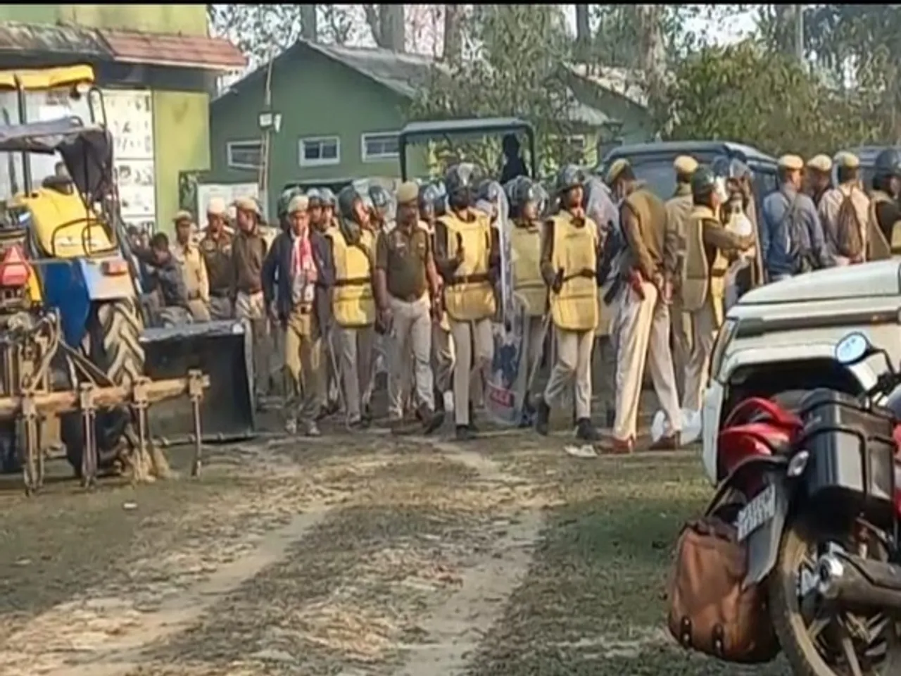 Anti-Encroachment Drive In Assam's Nagaon; Heavy Security Deployed