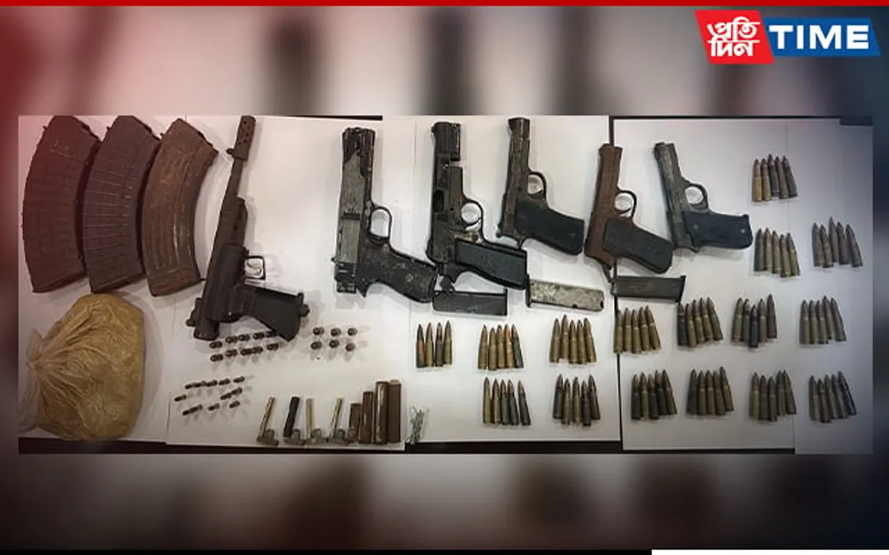 Assam: Huge Cache of Arms & Ammunition Found Buried in Forest 