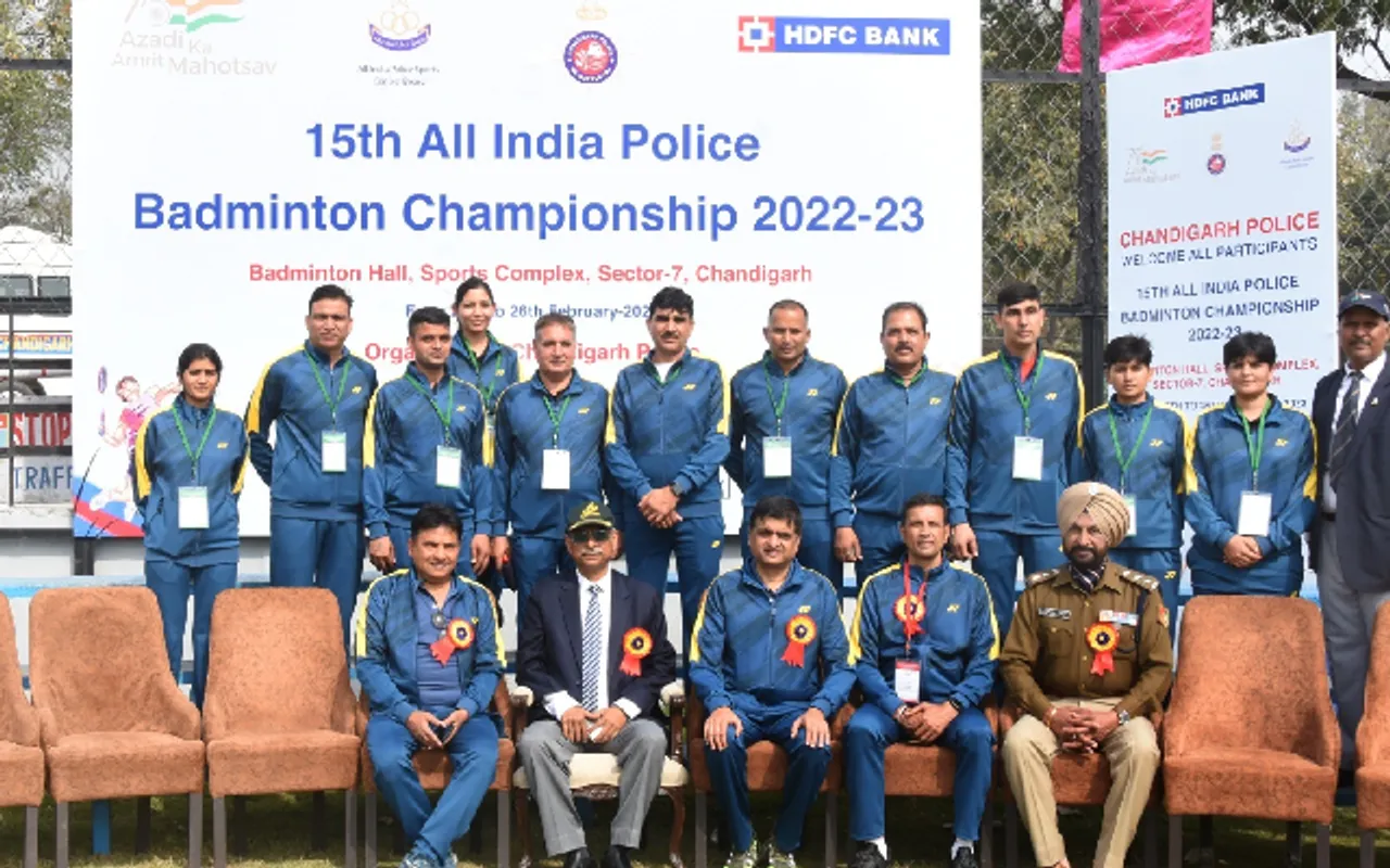 Mizoram Police Wins Trophy at All India Police Badminton Championship 2022-23