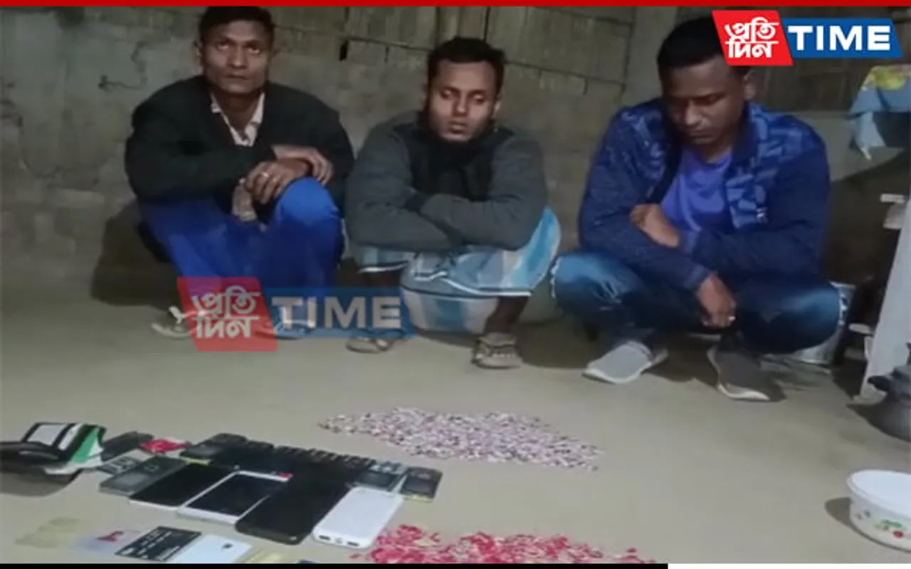 3 Cyber Criminals Held in Assam’s Moirabari, Objectionable Items Seized