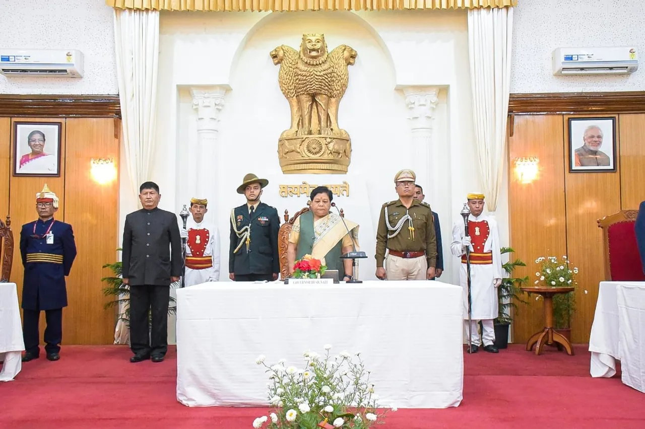 Sushri Anusuiya Uikey Sworn-In as 18th Governor of Manipur