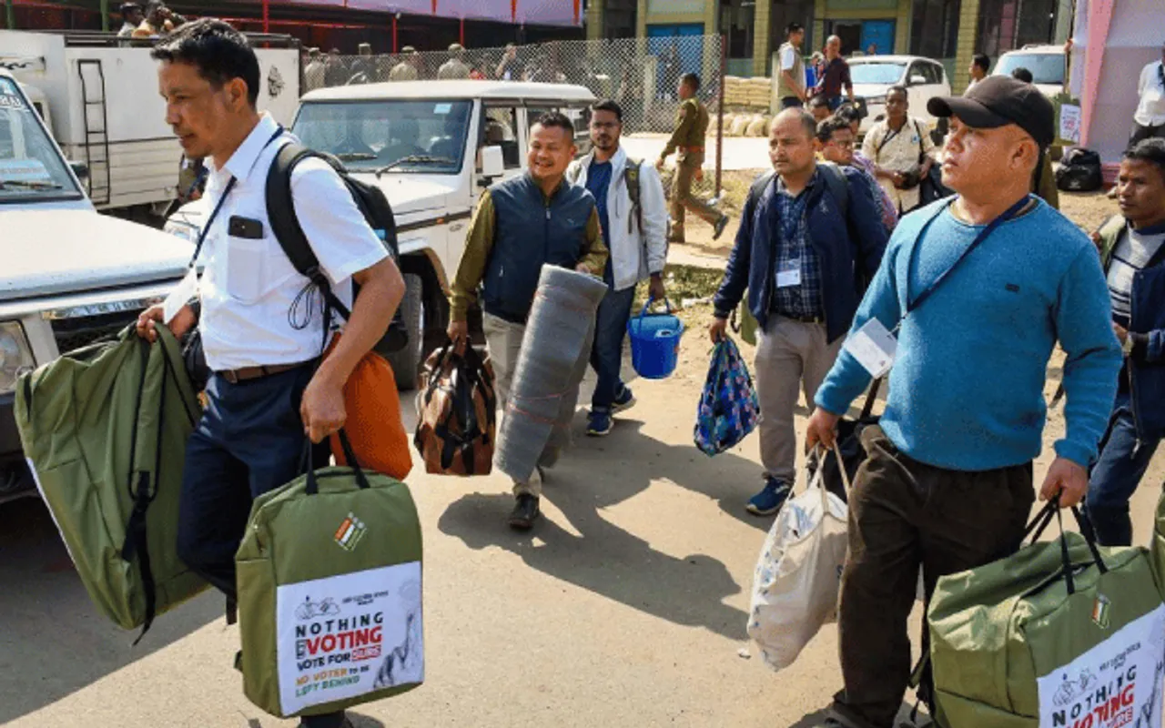Counting Of Votes For Tripura, Nagaland & Meghalaya Begins