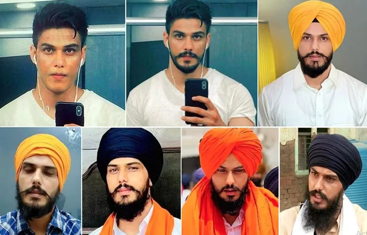 Punjab Police Releases Photos of Amritpal Singh in Different Attires