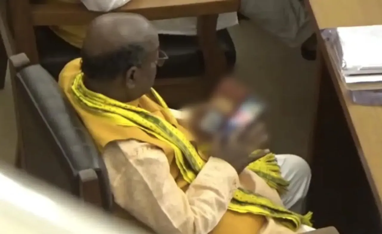 BJP MLA Caught Watching Porn During Tripura Assembly Session