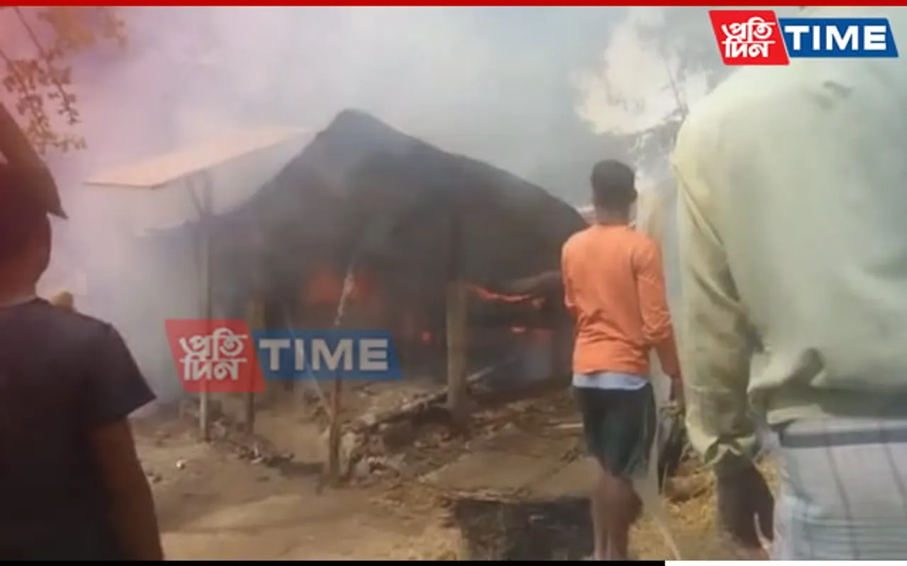 Assam: Massive Fire Breaks Out in Goroimari