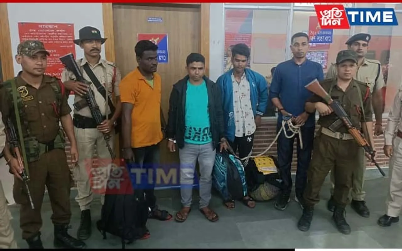 Guwahati: 3 Bangladeshi Nationals Arrested at Kamakhya Railway Station