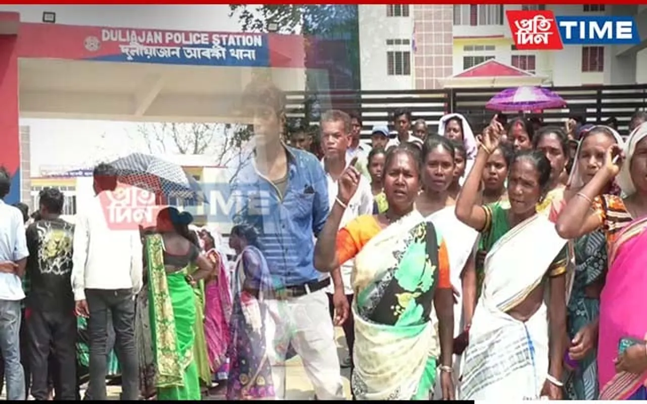 Duliajan Murder: Agitated Locals Gherao PS, Demand Arrest of Culprits 