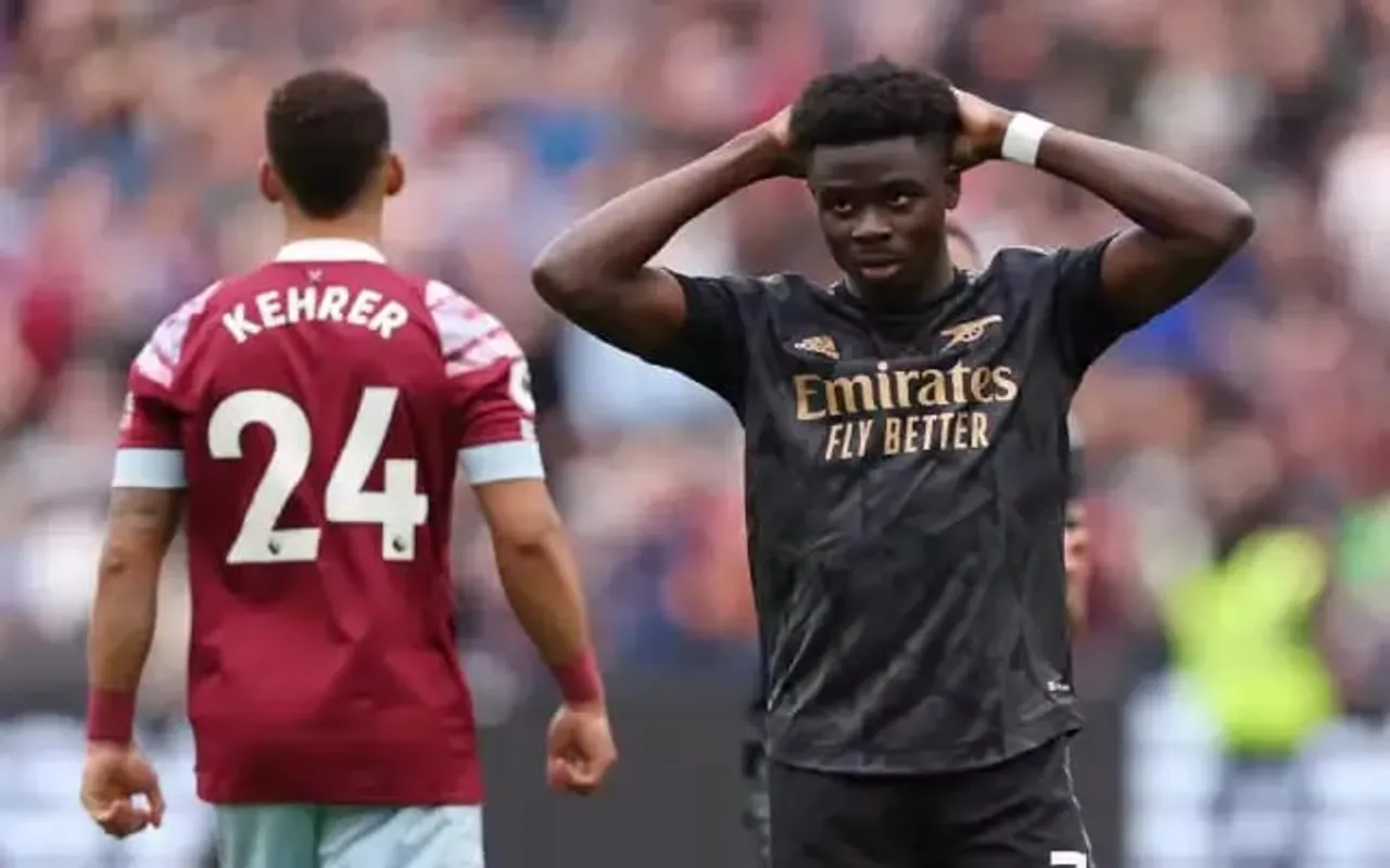 Arsenal Hand Title Onus To City With Drub 2-2 West Ham Draw