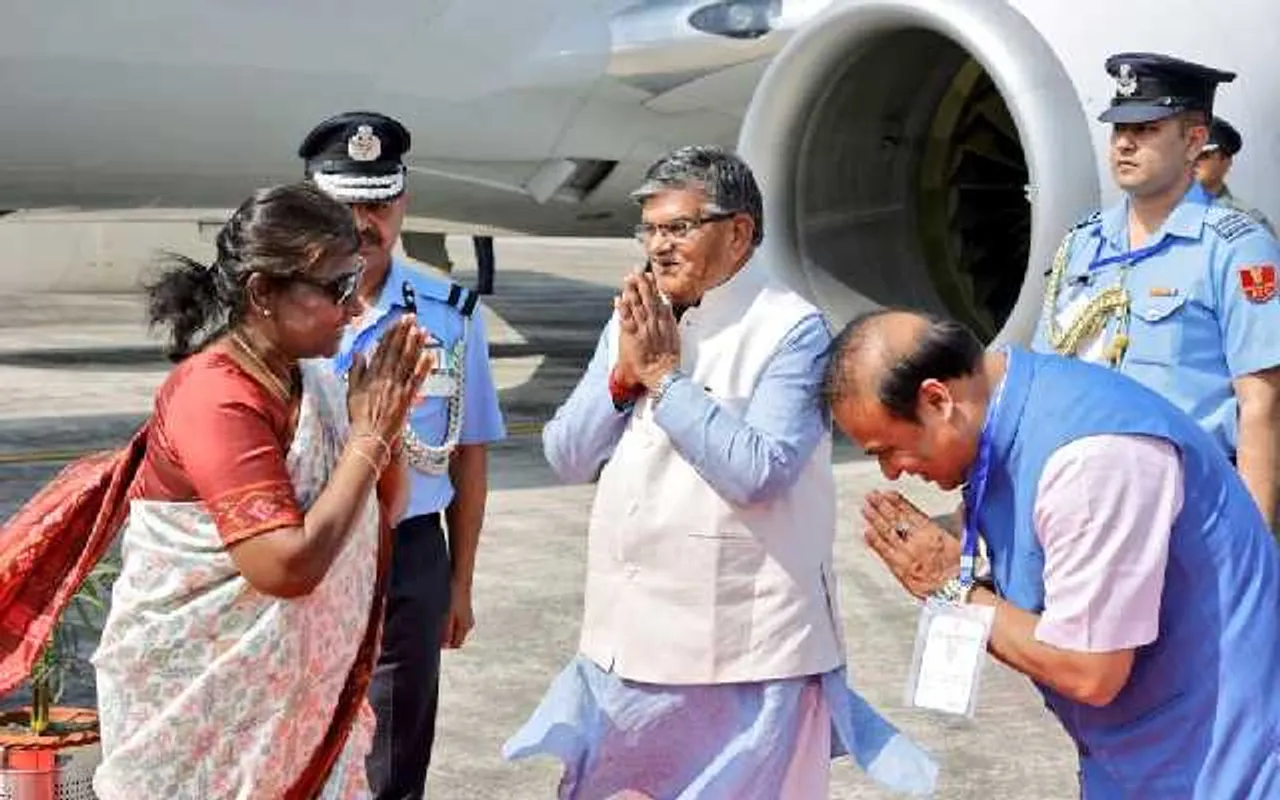 President Droupadi Murmu Lands in Assam's Bokakhat