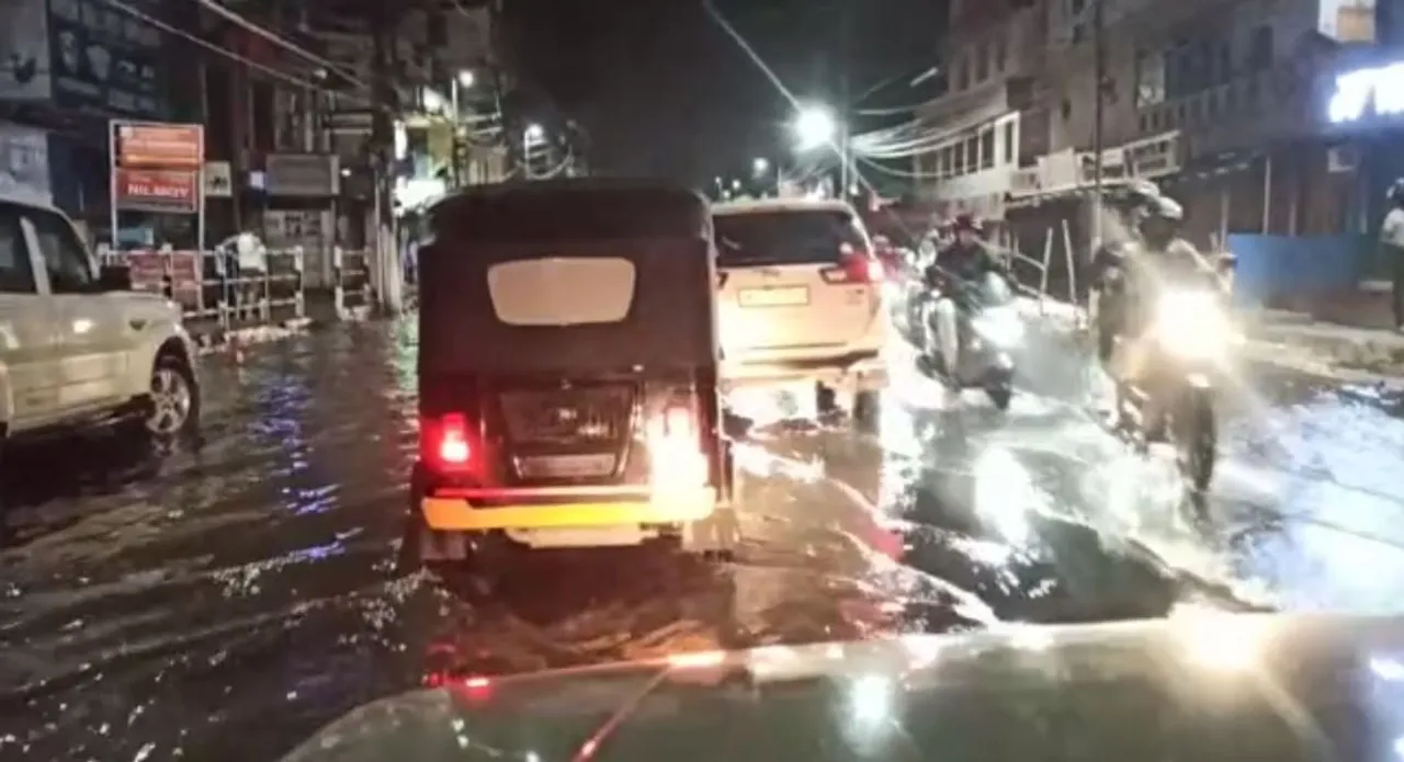 Few Minutes of Heavy Showers Result in Water Logging in Guwahati