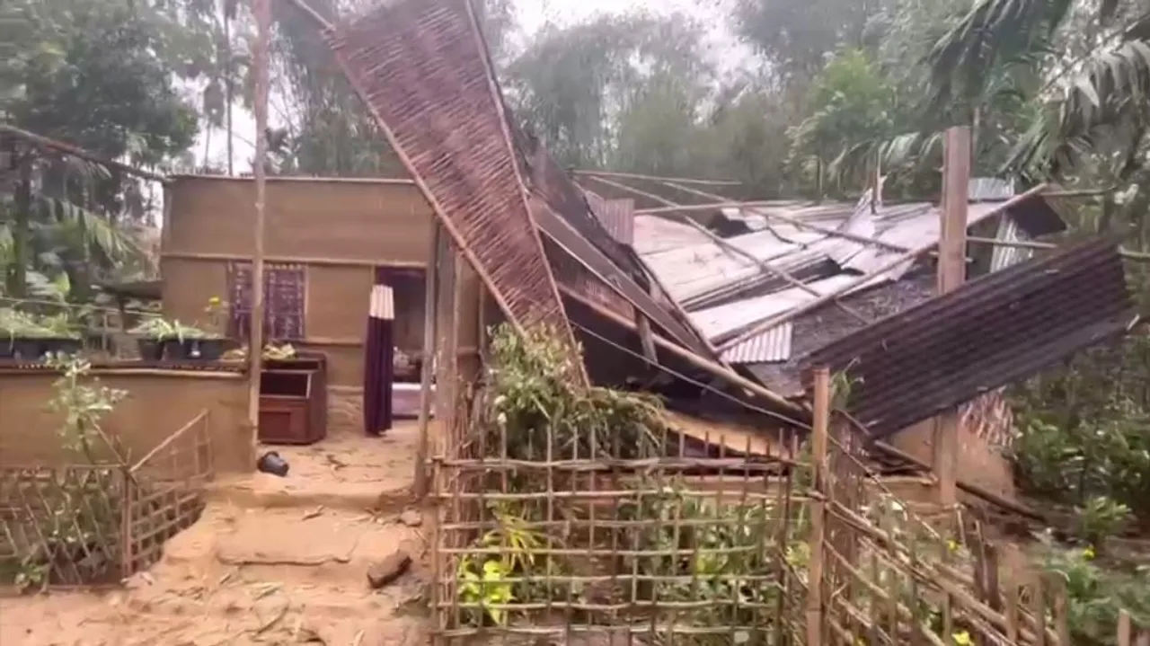 Storm Damages Several Houses in Assam’s Chabua