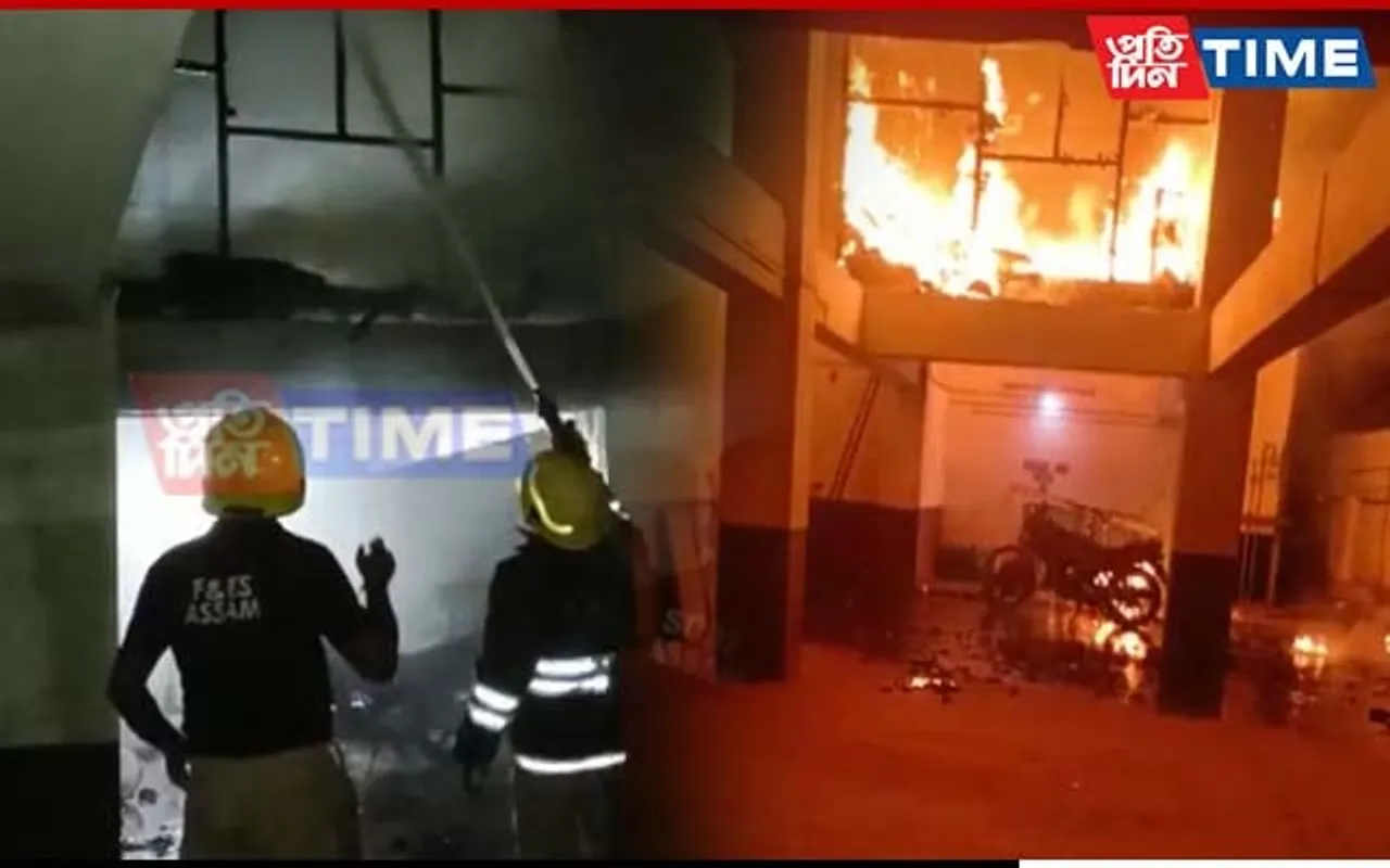 Major Fire at Residential Building in Assam’s Tinsukia 