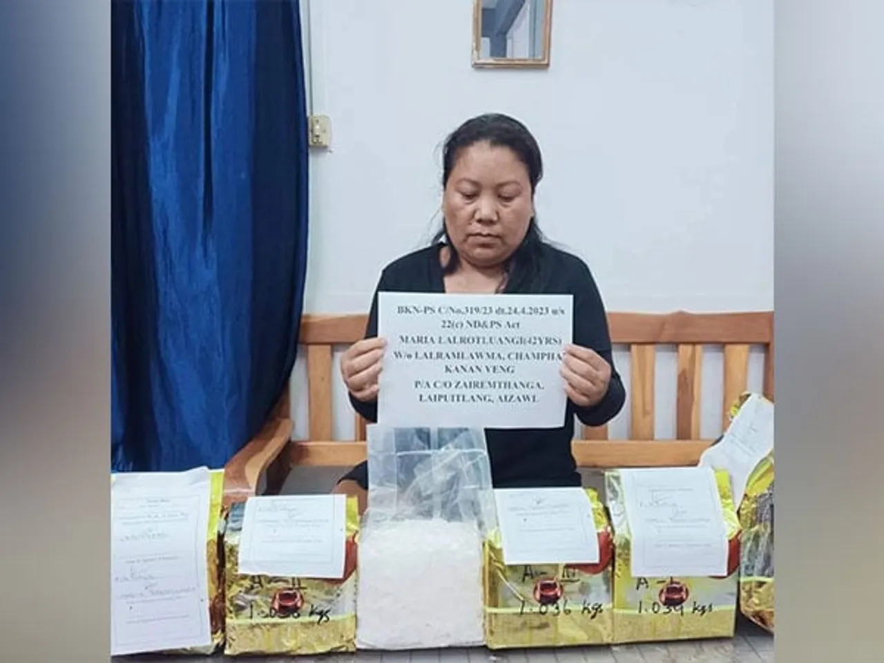Woman Held With Drugs Worth Over Rs 10 Crore In Mizoram