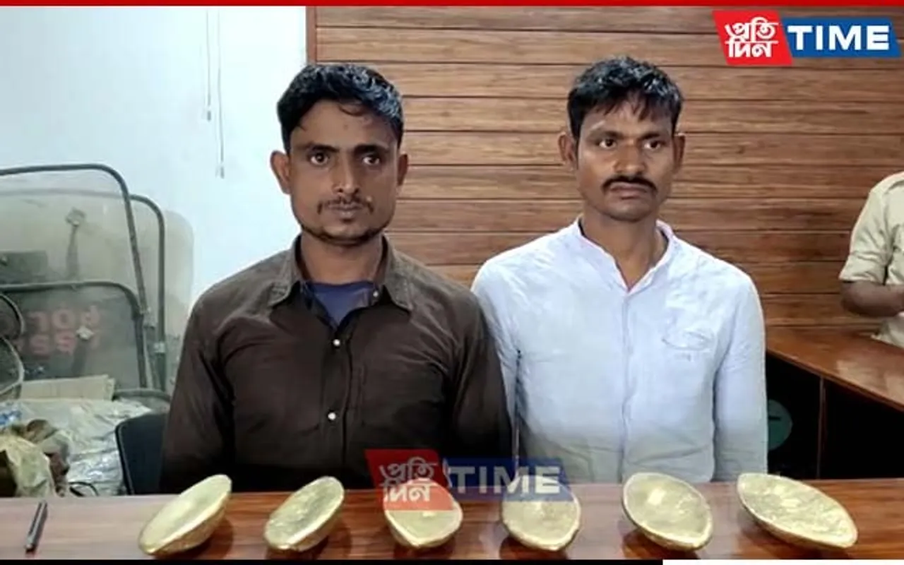 Guwahati: 2 Held Trying To Smuggle Fake Gold Items
