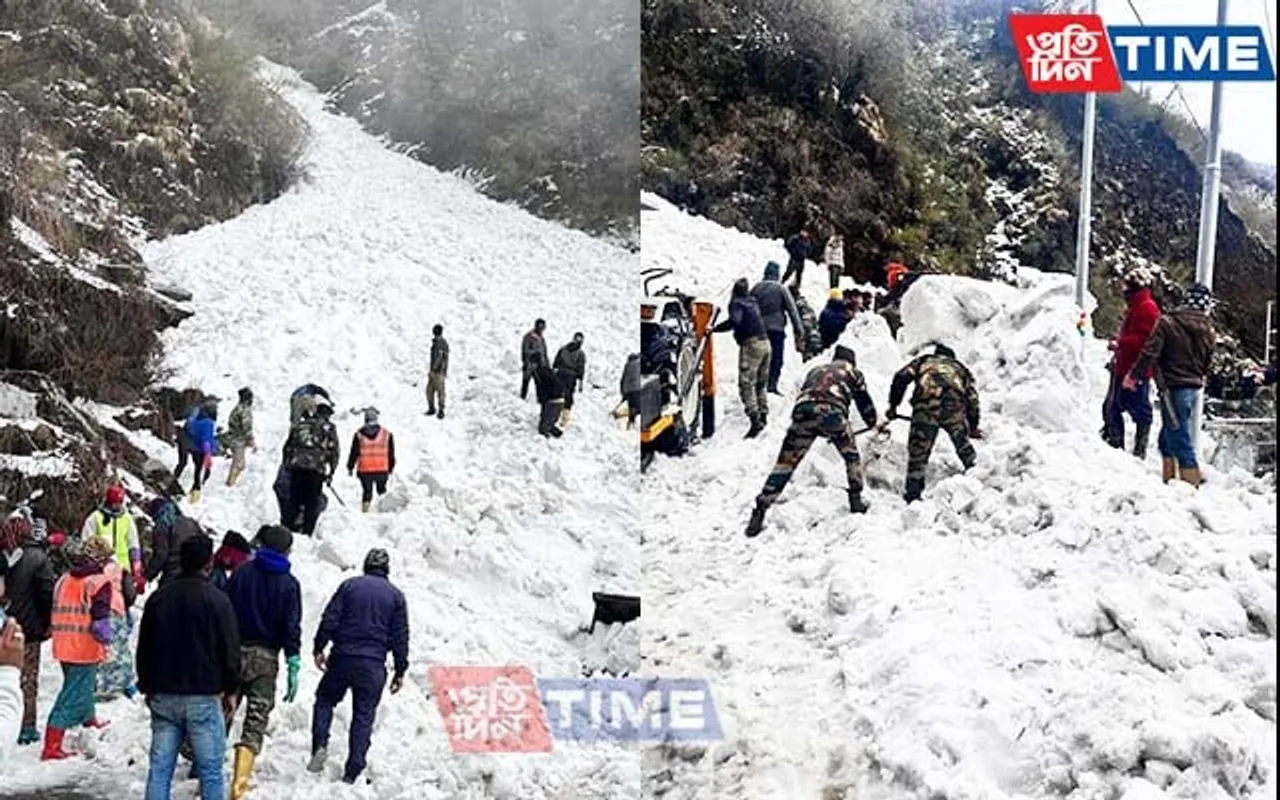 Another Avalanche Hits East Sikkim; Rescue And Search Ops Halted