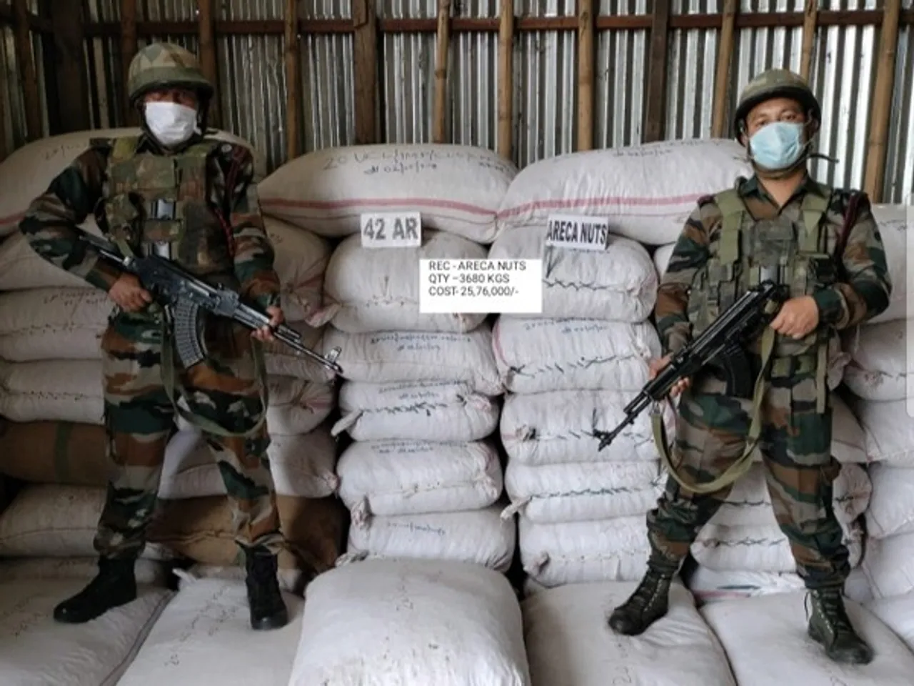 Areca Nuts Worth Rs 25.76 Lakh Seized In Mizoram