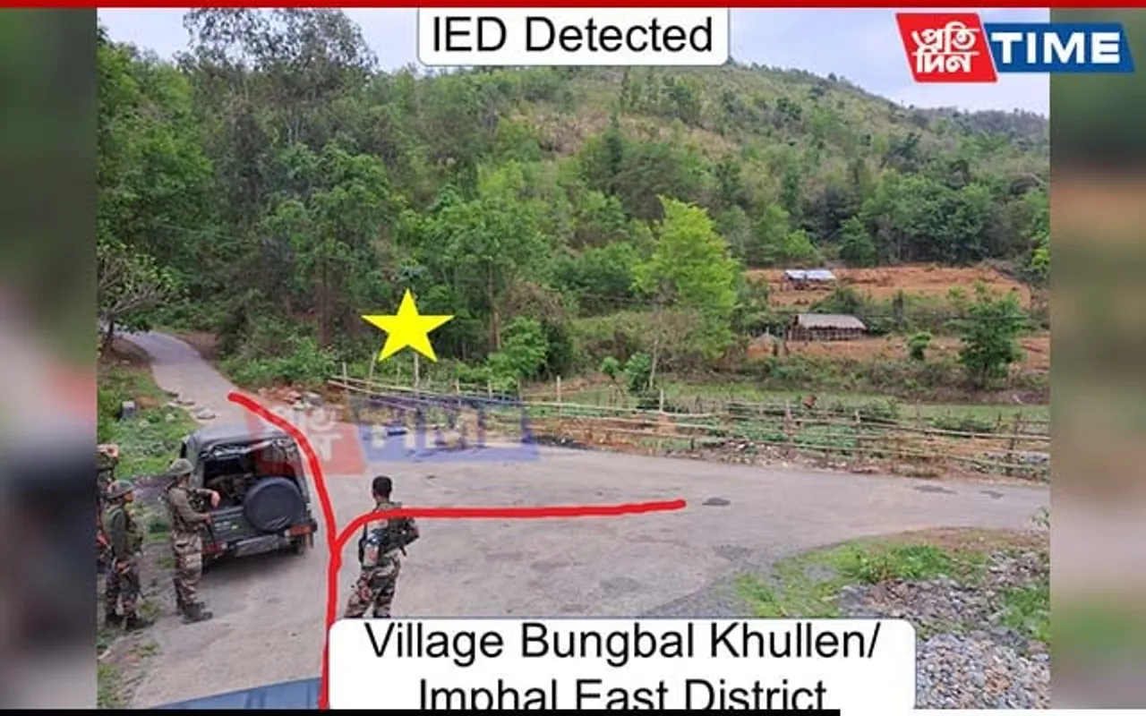 Major Threat Averted, Indian Army Detects IED in Manipur