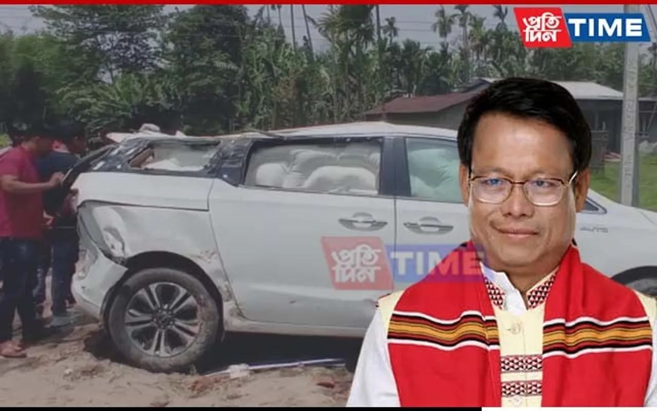 Assam: Majuli MLA Bhuban Gam Sustains Minor Injuries In Road Accident