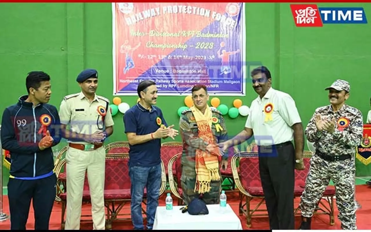 Inter-Divisional RPF Badminton Championship-2023 Underway in Guwahati
