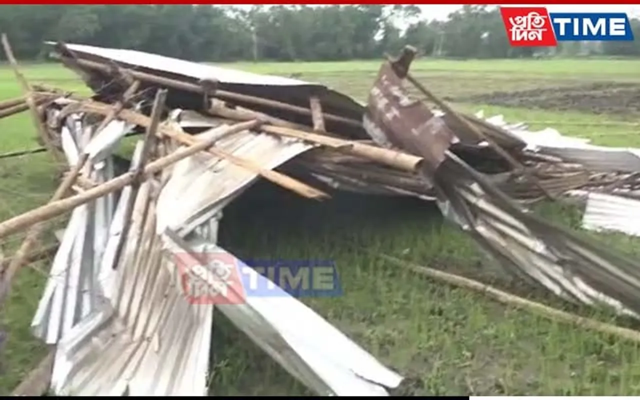 Assam: Storm Leaves Trail Of Destruction In Majuli