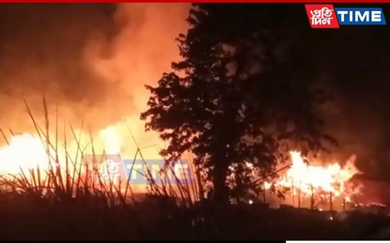 Assam: 10 Houses Gutted In Suspected Arson Attack