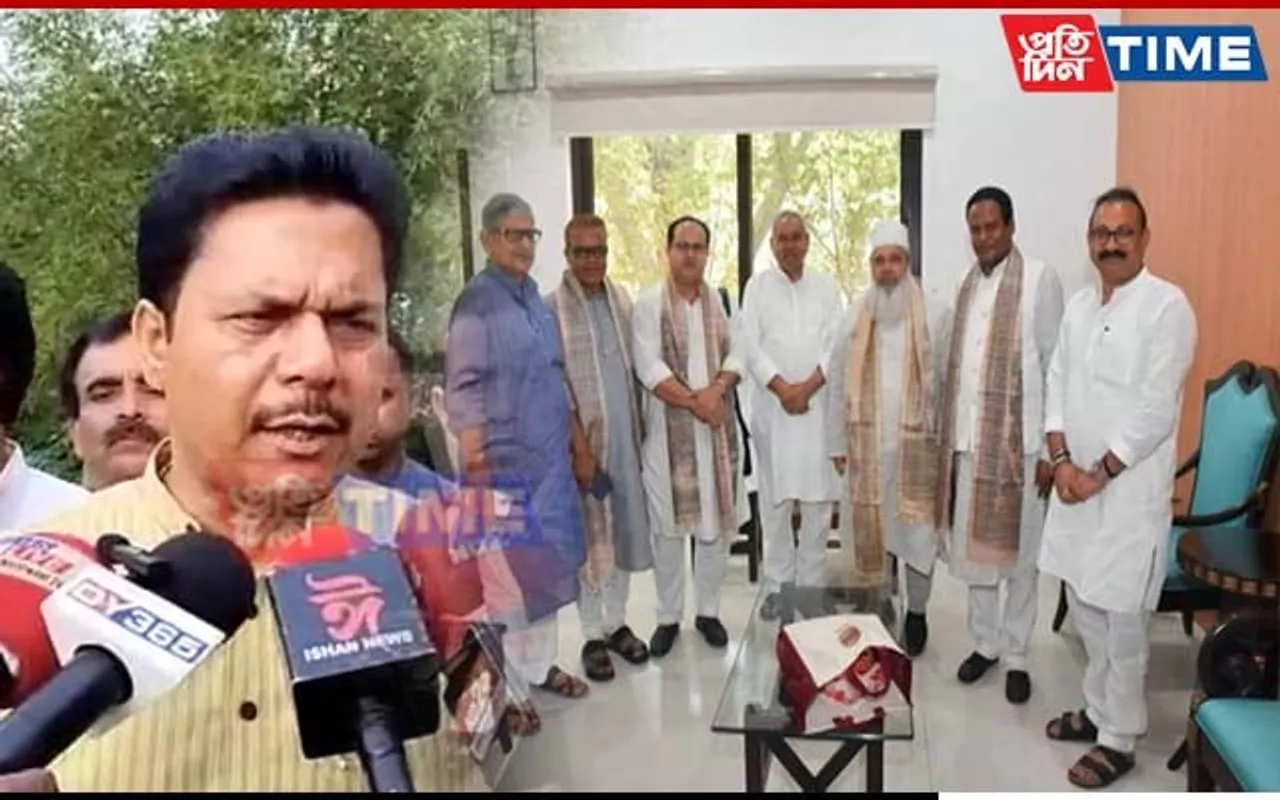 Grand Opposition Alliance: Nitish Kumar Calls on AIUDF Chief Badruddin in Bihar