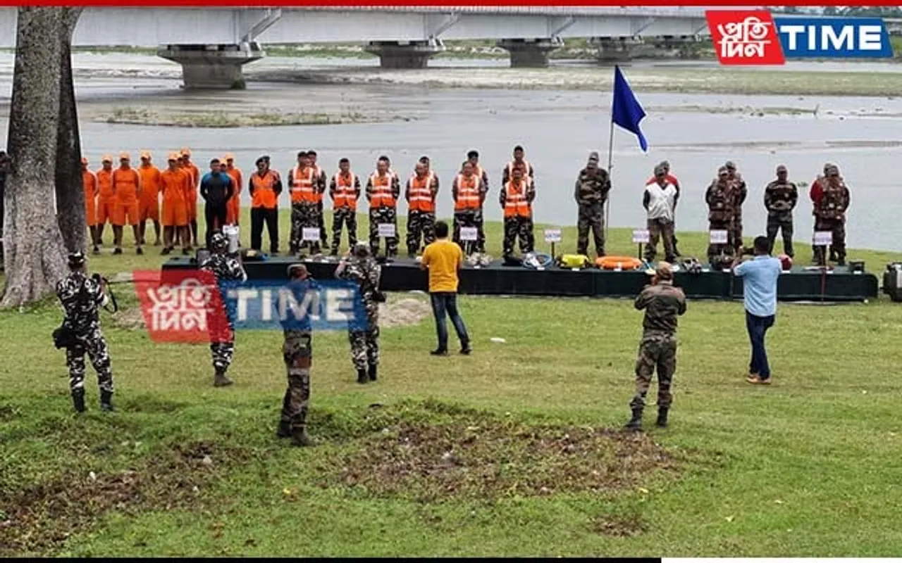 Joint Flood Relief 'Exercise Jal Rahat' Conducted on Manas River