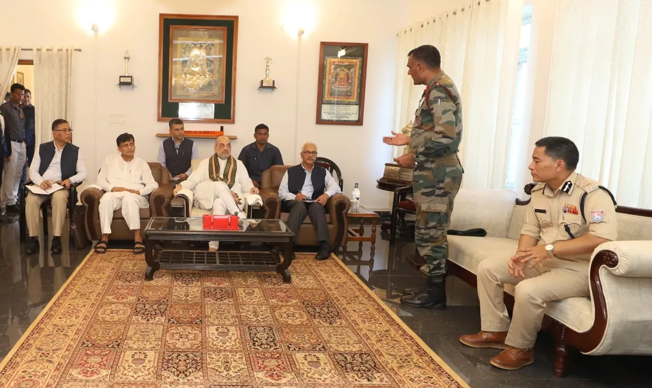 Amit Shah Takes Stock of Security Situation, Meets Senior Officials in Manipur