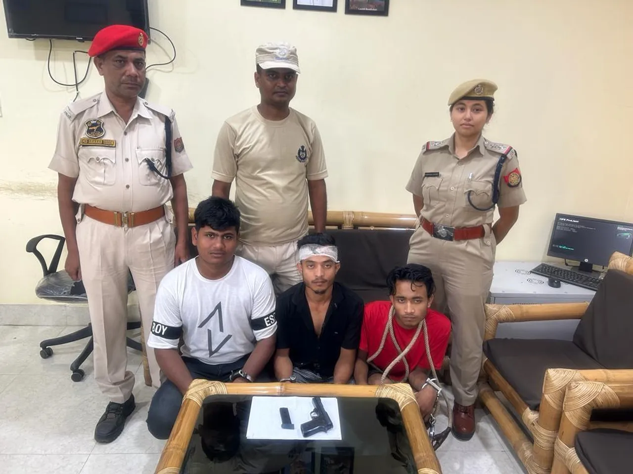 Assam: Youths Held with Pistol During Operation in Karimganj
