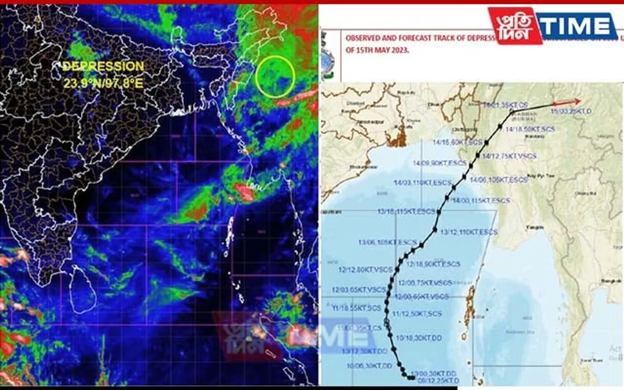 Cyclonic Storm “Mocha” Weakened Into Depression Over Myanmar