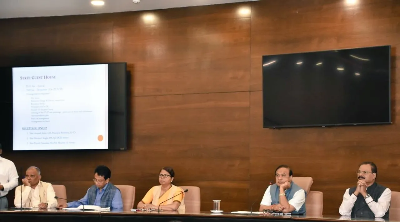 Assam CM Holds Review Meeting Ahead of Amit Shah’s Visit