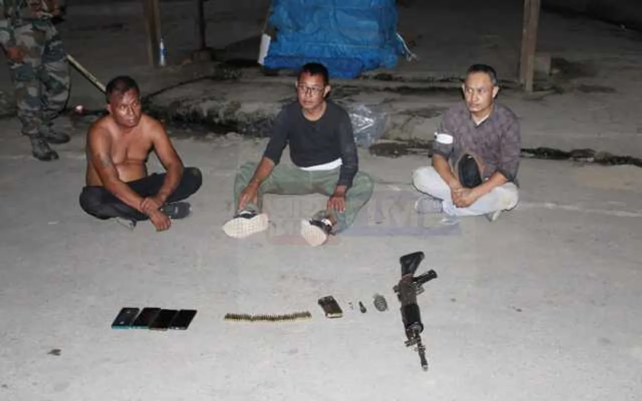 Ahead of Amit Shah's Manipur Visit, 3 Miscreants Held With Arms & Ammunition