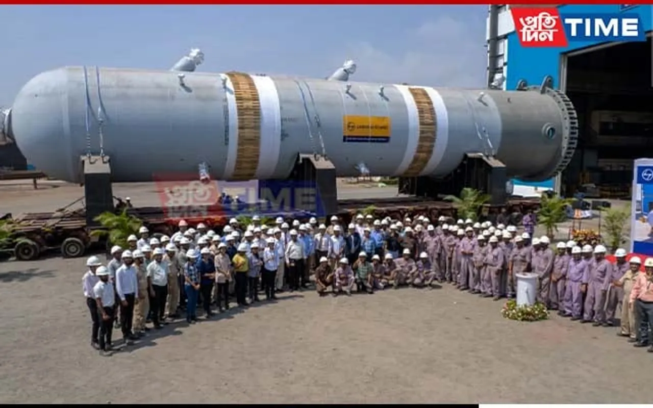 For First Time Ever Waterways Used For Transportation Of Heavy Industrial Machinery To Assam