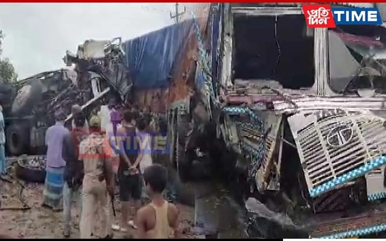One Killed in Head-On Collision Between 2 Trucks in Assam’s Karimganj